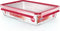 Emsa N1041200 Clip and Close Glazen Vershoudbewaarbakje 3L 22.8x8 cm Rood