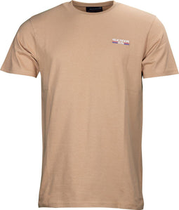 Rucanor Raffi Basic Shirt Ronde Hals Heren Beige Maat L
