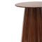 Kick bijzettafel Ida - Design bijzettafel - Sculpturaal onderstel - Bruin