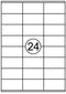 Quantore - Etiket 70x36mm 2400st | 10 stuks