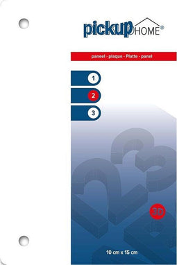 Pickup 3D Home plaat wit acrylaat blanco blanko 3 mm - 10x15 cm