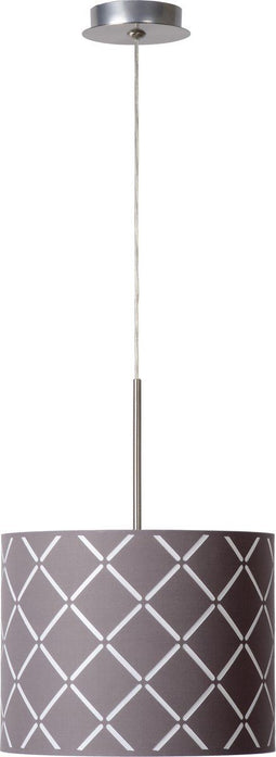 Lucide Cross - Hanglamp - Dimbaar - Grijs - Ø30 cm (H.133,5 cm)