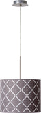 Lucide Cross - Hanglamp - Dimbaar - Grijs - Ø30 cm (H.133,5 cm)