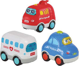 Speelgoedautootje Brandweerwagen Ambulance Politieauto