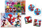 Clementoni - 4-in-1 Spidey Speelset - Meerdere spellen - 2 Puzzels - Memoryspel - 6 Blokken - Educatief Speelgoed - Vanaf 6 Jaar