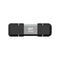 Silicon Power SP256GBUC3C51V1S - USB flash drive - 256 GB USB Type-A / USB Type-C 3.2 Gen 1 - Zwart Zilver