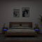 vidaXL - Tv-wandmeubels - met - LED-verlichting - 2 - st - 40x30x40 - cm - bruineiken