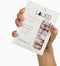 LAUED Nagelstickers - Nail Wraps - 16 Extreem Dunne Nagellak Stickers - Manicure Nail Art Folie - Fineline Flower