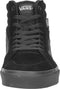 Vans Filmore Hi Sneakers - Suede - Dubbelgestikt - Zwart - Maat 41