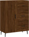 vidaXL - Dressoir - 69,5x34x90 - cm - bewerkt - hout - bruin - eikenkleur