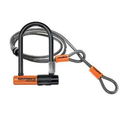 Kryptonite Evolution Mini 7 - Beugelslot - 13 mm gehard staal - Zwart/Oranje