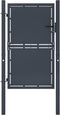 vidaXL - Poort - 100x125 - cm - staal - antraciet