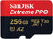 SanDisk Extreme Pro - microSDXC UHS-I - 256GB - Schokbestendig Waterdicht (2024)