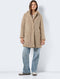 NOISY MAY NMGABI L/S JACKET NOOS - Dames Jas - Halflang - Lichtbruin - M