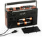 Ricatech PR85 - Draagbare Retro Radio - FM/AM en cassette - Bruin