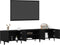 vidaXL - TV - Meubel - Zwart - Eiken - 180x31,5x40 - cm - Geengineerd - Hout