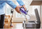 Black & Decker BHFEA640WP - Snoerloze steelstofzuiger - 2IN1 met gemotoriseerde borstel - Zwart
