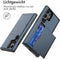 iMoshion Hoesje Geschikt voor Samsung Galaxy S24 Ultra Hoesje - Ruimte voor 2 pasjes - iMoshion Backcover met pasjeshouder - Donkerblauw