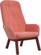 vidaXL Relaxstoel fluweel roze