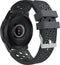 Luxe Siliconen Sport Bandje 22mm - Zwart