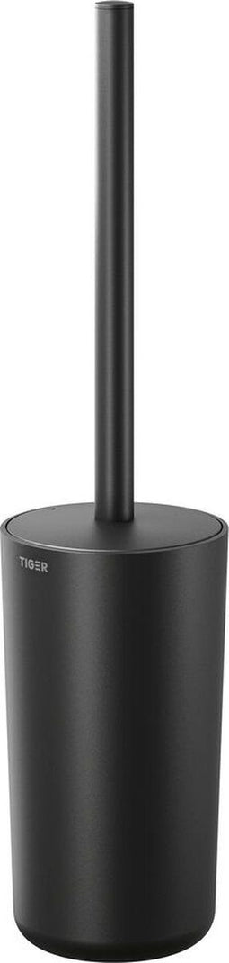 Tiger Carv - Toiletborstel met houder vrijstaand - Duurzaam en hygiënisch - Zwart