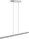 Mexlite Danske 2745ST - Hanglamp - Uitschuifbaar 20-125 cm - Zilver
