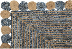 Tapijt DKD Home Decor Blauw Multicolour Indiaas (200 x 290 x 1 cm)