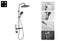Home & Comfort Luxe Doucheset - Doucheset met Kraan Regendouche Handdouche Bidet - Digitale Temperatuurweergave - Chroom