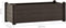 vidaXL - Plantenbak - verhoogd - 100x43x35 - cm - PP - mokka