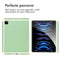 Accezz Liquid Silicone Backcover - iPad Pro 12.9 (2020 - 2022) - Penhouder - Lichtgroen