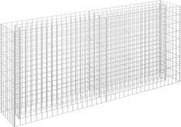 vidaXL - Gabion - plantenbak - verhoogd - 180x30x90 - cm - gegalvaniseerd - staal
