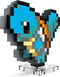 POKEMON SQUIRTLE PIXEL ART.