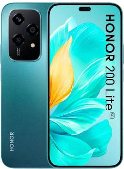 Honor 200 Lite - Smartphone - 8GB RAM 256GB opslag 108 MP camera Blauw