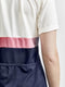 Craft Core Endur Jersey - Fietsshirt Korte Mouwen - Vochttransport - Wit Blauw