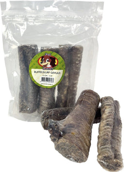 Petsnack - Buffelslurf Gevuld - Natuurlijke kauwsnack voor honden - 15 cm (3 st)