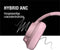 Fresh 'n Rebel Clam Fuse - Draadloze Over-Ear Koptelefoon - ANC en Ambient Sound Mode - Roze