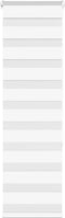 vidaXL - Zebra - rolgordijn - 45x150 - cm - stofbreedte - 40,9 - cm - polyester - wit