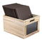 Chalkboard wooden crate