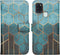 iMoshion Hoesje Geschikt voor Samsung Galaxy A21s Hoesje Met Pasjeshouder - iMoshion Design Softcase Bookcase - Goud / Meerkleurig / Groen / Green Honeycomb