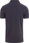 Profuomo Piqué Poloshirt - Modern-Fit - 100% Katoen - Navy