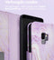 iMoshion Hoesje Geschikt voor Samsung Galaxy S9 Hoesje Met Pasjeshouder - iMoshion Design Bookcase smartphone - Paars / Purple Marble