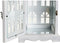 Lykta DKD Home Decor Verouderde afwerking Wit Grijs Hout Kristal 19 x 19 x 42 cm