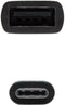 Nanocable USB 2.0 - USB type-C naar USB A - 0.15m - Zwart