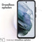 iMoshion Hoesje Geschikt voor Samsung Galaxy S21 FE Hoesje Shockproof - iMoshion Rugged Hybrid Carbon Case - Zwart
