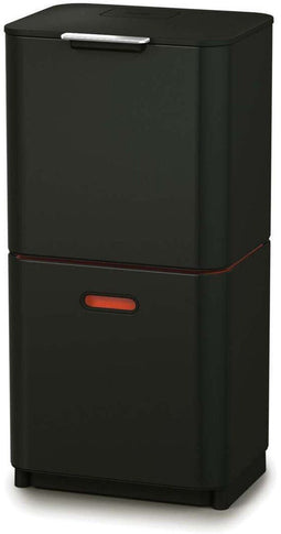 Joseph Joseph Totem Max - Afvalemmer 60 l - 2 compartimenten - Zwart