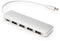 Digitus DA-70242-1 - USB 3.2 Gen 1-hub - 4x USB 3.0 + USB-C PD - Zilver