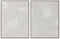 Schilderij Home ESPRIT Wit Modern 75 x 4 x 100 cm (2 Stuks)