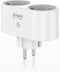 Gosund SP211 - Smart Stopcontact - Dubbel met Schakelaar - IFTTT Alexa Google Home Compatibel