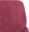 VDXL Fauteuil 62x79x79 cm fluweel wijnrood