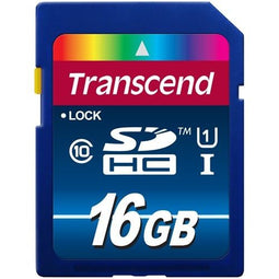 Transcend Premium 16GB SDHC - UHS-I Class 10 - Leessnelheid 90MB/s
